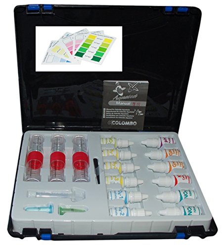 Aqua-Test Box Testlabor Testkoffer Teich Wassertest PH KH GH NH3 NO2 NO3 PO4