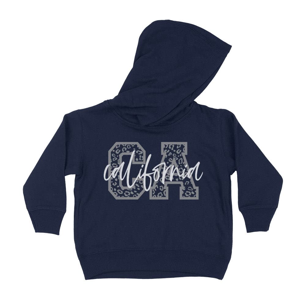 Layered California Kids Hoodie Sweatshirt Toddler 4T Navy