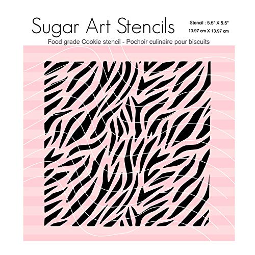 Zebra print Cookie stencil NB22271