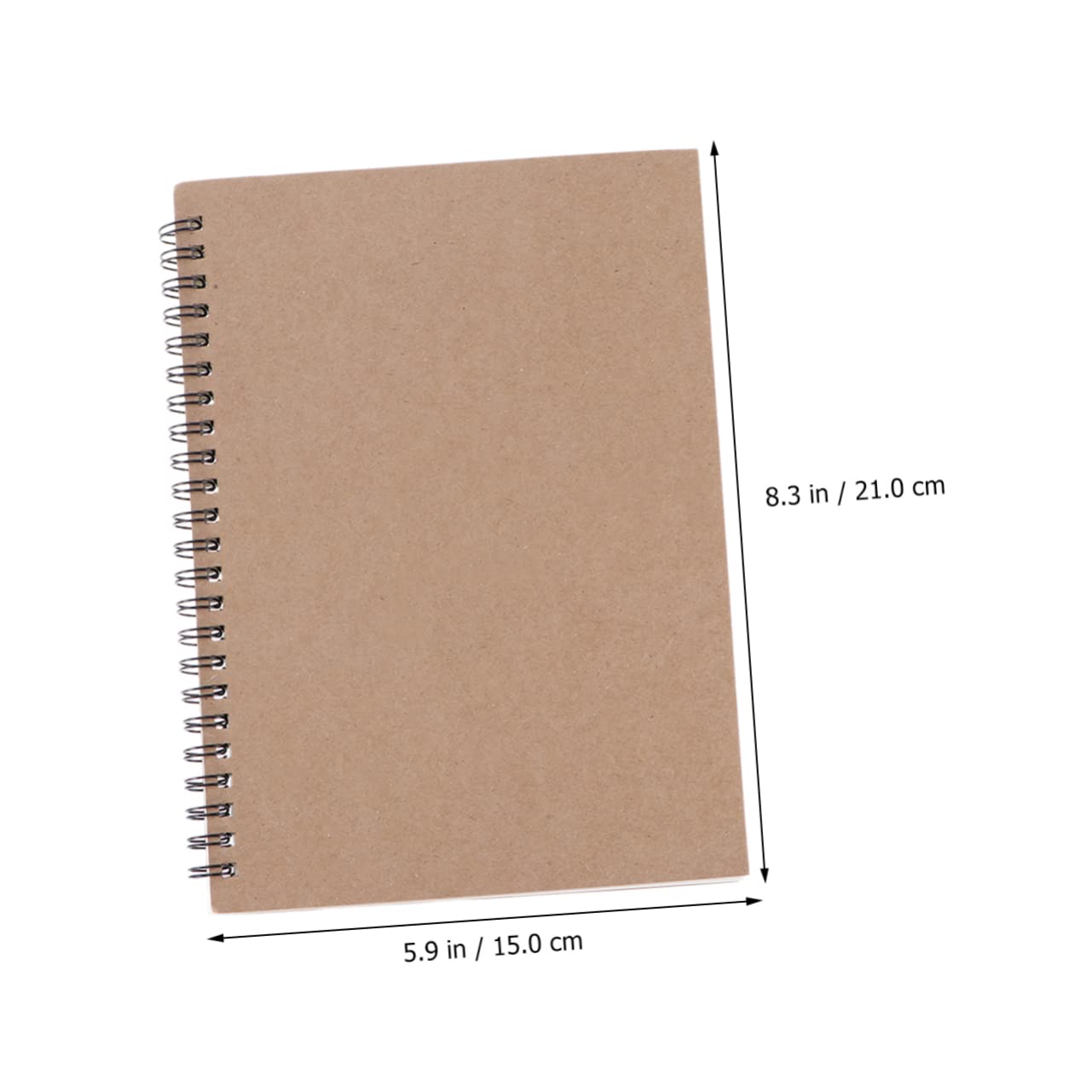 STOBOK Set di 3 Quaderni in Formato A5 Kraft Quaderni per Diario per Scrivere per Studenti Impiegati Insegnanti Scrittura