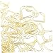 Holibanna 100pcs Metal Heart Paper Clips Small Paper Clips Decorative Bookmarks for Office Cute for