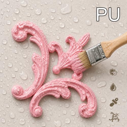 Molduras de pared PU de esquina estilo francés kit marcos 10x10cm relieve arquitectónico 3M 5