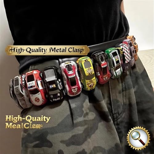 Steampunk Car Belt Buckle - Vintage Gear Design, Toy Car Belt Y2K, Trendy Colorful Buckle Waist Belt, Diy Belt Car3