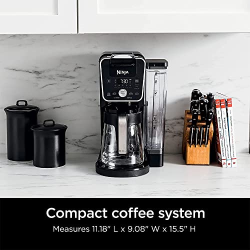 Ninja Cfp201 Dualbrew 12-Cup Drip Single-Serve Coffee Maker (Renewed) Bundle With Premium 2 Yr Cps Enhanced Protection Pack #TOP6