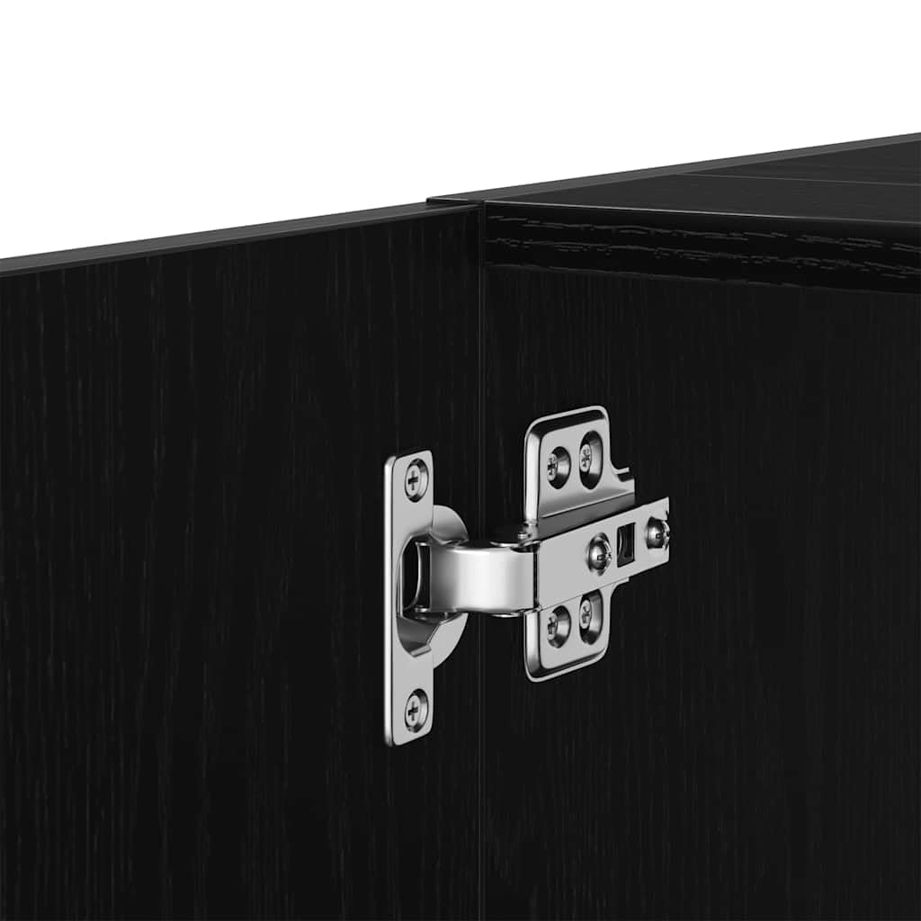 vidaXL Mueble para Lavabo de Roble Negro 63x30x54 cm, Armario de Lavabo, Armario de baño, Mueble de tocador, gabinete de baño, Muebles de baño