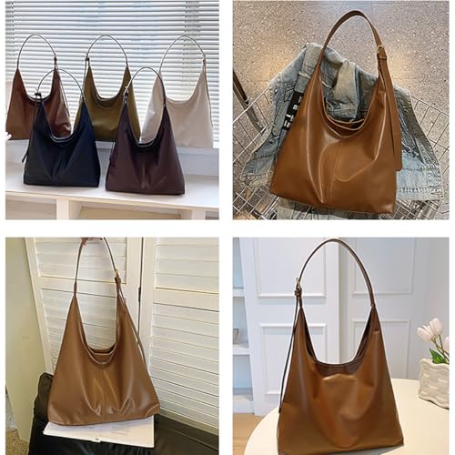 Bolso Tote vegano grande de hombro para mujer miniatura 3