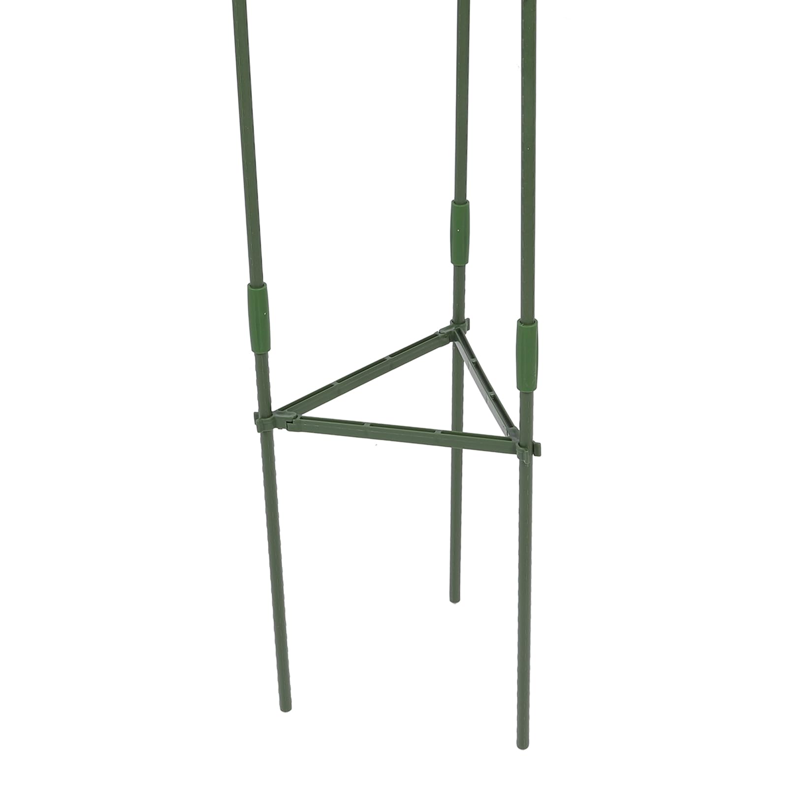 Lot de 3 Tuteurs à Tomates Robustes avec Clips de Fixation, pour Plantes Grimpantes D'intérieur et D'extérieur, en Pots, comme Les Tomates, Les Haricots et Les Roses. (120 cm)