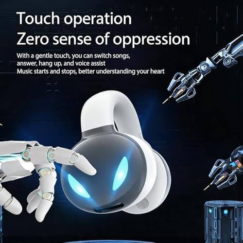 Auricular Bluetooth PUSOKEI Clip In Ear Gris miniatura 3