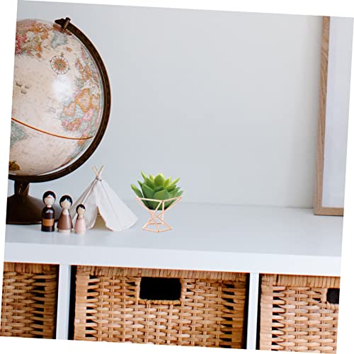 MERRYHAPY 4個メタル製エアプラントホルダー エアプラントスタンド 植物ディスプレイラック 金属製プラントシェルフ 室内装飾用 [5]