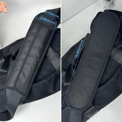 Image of FIEIL Extra Thick Shoulder Strap Pad, Universal Replacement Shoulder Pad, for Shoulder Bags, Guitar Strap, Detachable Shoulder Strap Pad Pads Help Relieve Shoulder Pain(Sandwich Mesh)