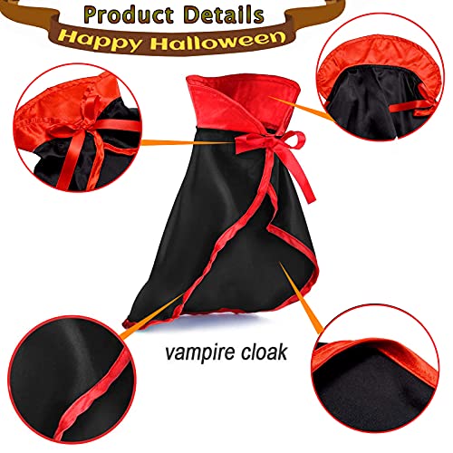 Disfraz Halloween para perro grande 2 piezas vampiro miniatura 4