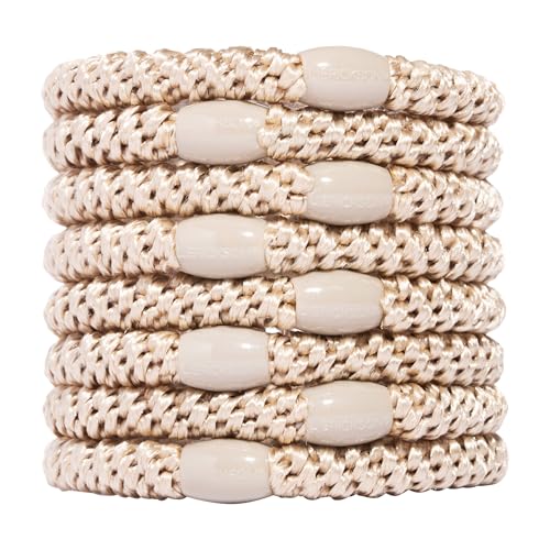 L. Erickson Beige Pony Hair Ties