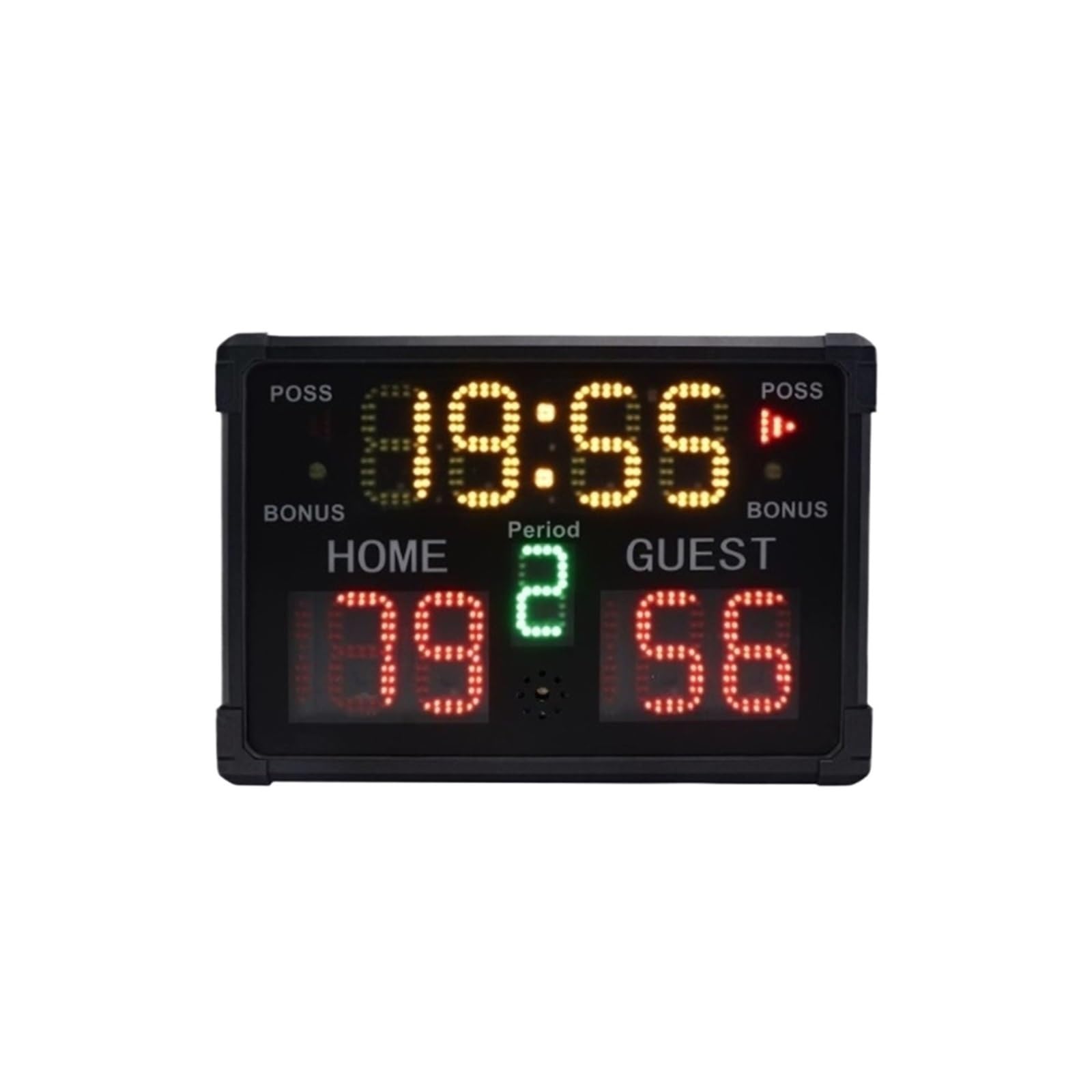 Sport Timer, Electronic Basketball Scoreboard, LED Multifunctional Sports, Wall Mount Digital For League Wrestling,Score for Training