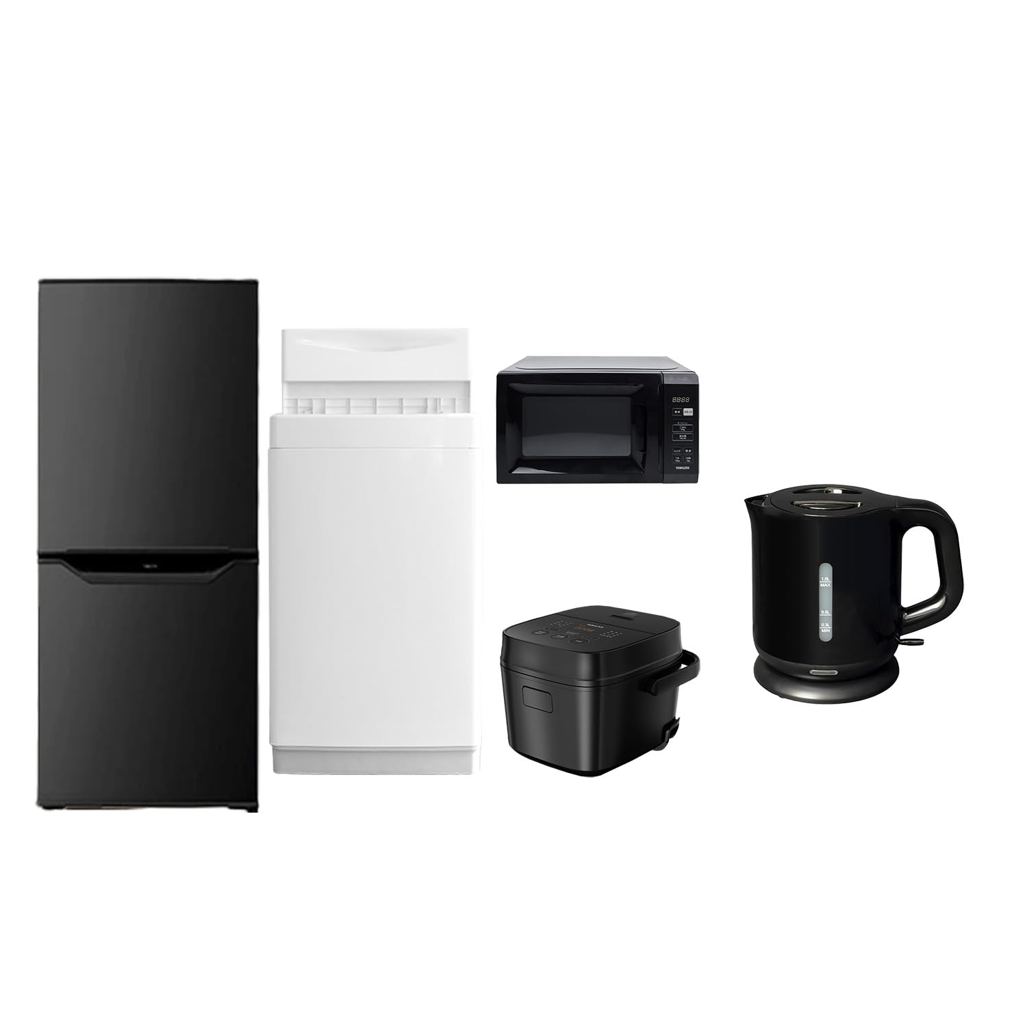 Amazon.co.jp: [山善] 【新生活家電5点セット】 家電セット 冷蔵庫106L