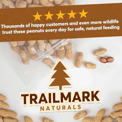 2 Pack of 5 Lb Bags (10 Pounds Total) - Raw Peanuts for Squirrels, Raw in Shell Peanuts for Birds and Wildlife- Squirrel Food, Wild Bird Seed - Grown in The USA
