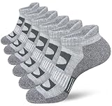 APTYID Calcetines deportivos para correr con cojín de tobillo para mujer (6 pares),7-9