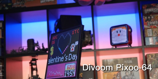 Amazon.com : Divoom Pixoo-64 - WiFi Pixel Cloud Digital Frame with