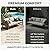 ZANDOR Aluminum Outdoor Patio Furniture Set, 4-Piece Metal Modern Outside Sectional Conversation Lawn Furniture with Coffee Table & Washable Thick Cushions,Seating Sofa for Garden/Backyard/Porch Grey