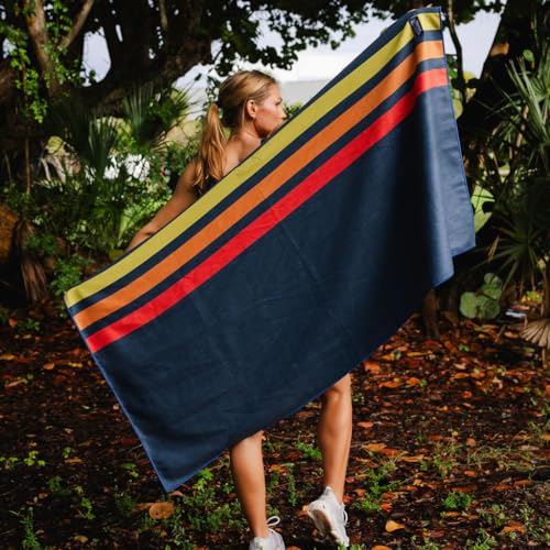 Image of Sprints Athletic Running Towel, Full-Sized, Car Seat Cover - Performance Microfiber (Racing Stripes)