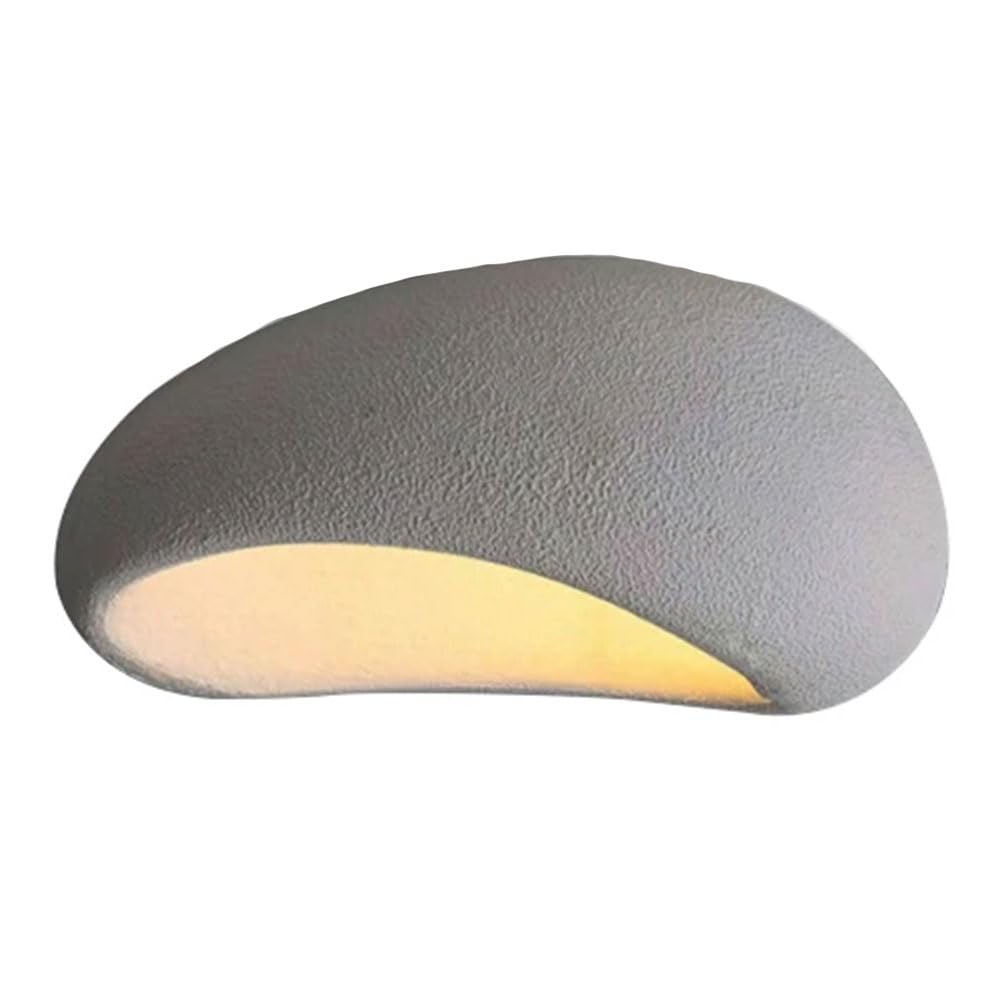 Ygzpalh B Nordic Style Entryway Ceiling Light, Unique Resin Shape Minimalist Study Flush Mount Ceiling Lamp Nordic Style Ceiling Mount Fixtures For Closet Alcony Edroom Simple Ceiling Lamp Shade