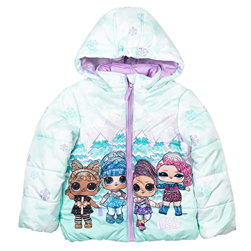 L.O.L. Surprise! Miss Snow Figure 8 Prezzie Snow Leopard Big Girls Puffer Jacket3