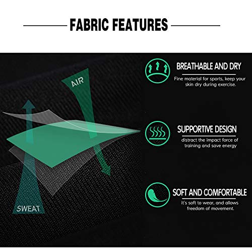 Ajcoflt Calças de compressão masculina respirável elástica de secagem rápida collants de treino espo