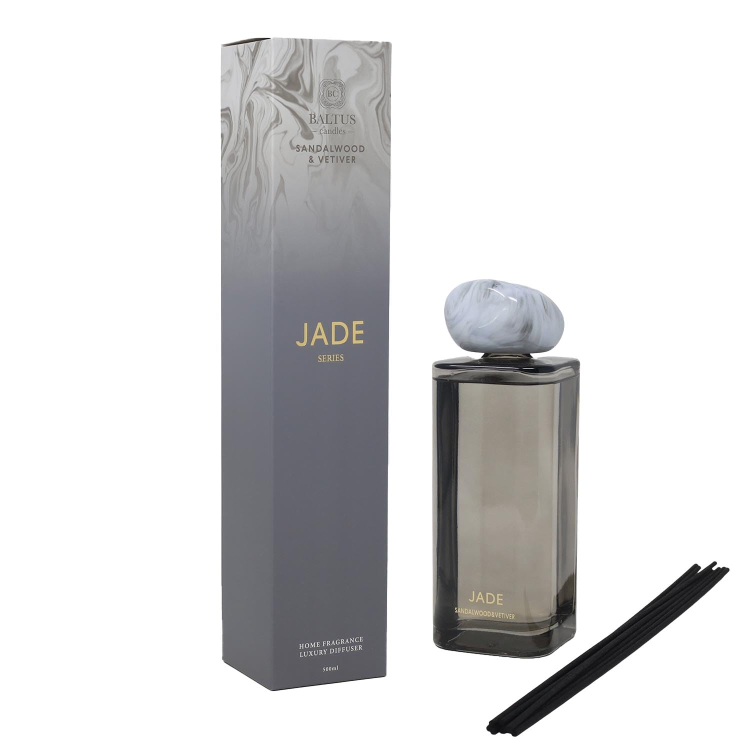 Reed Diffuser 500ml Baltus Sences Jade Series Sandalwood & Vetiver Scents Aroma