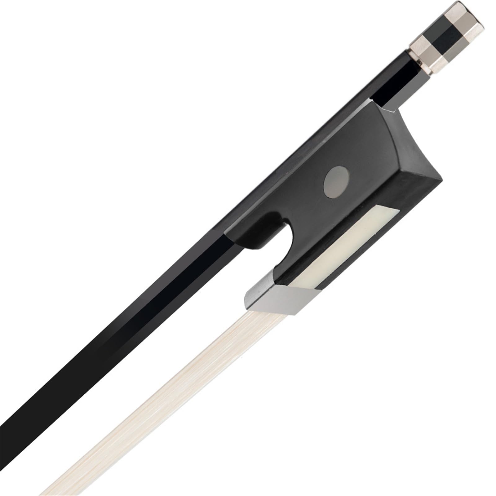 Arco Profesional De Violín Arco De Violín Fibra Carbono Crin 4/4 3/4 Accesorio Para Instrumentos Musicales Profesionales Tamaño Completo(3/4)