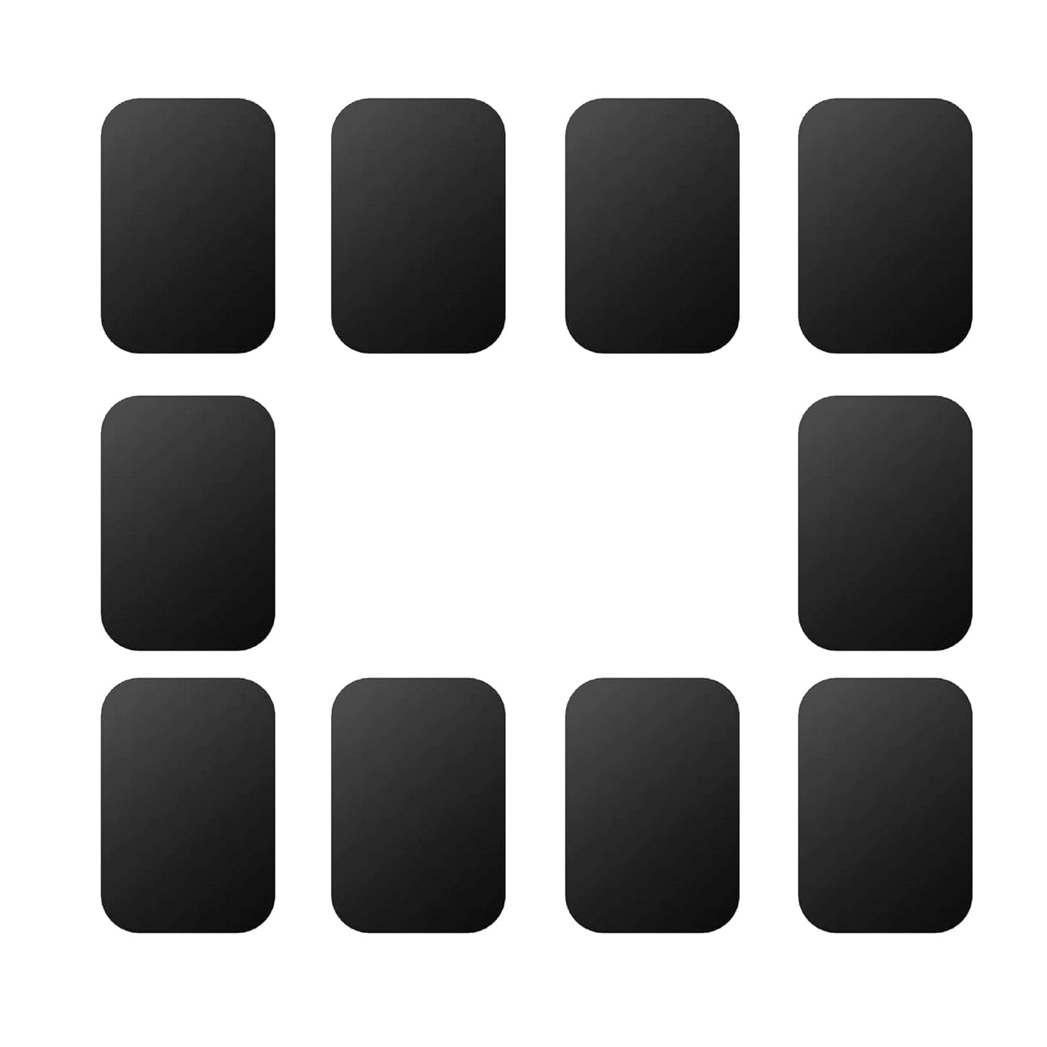LIRAMARK Metal Plates for Magnetic Car Mount Mobile Phone Holders and Other Magnetic Mount Holders (10 Big Rectangle Plates)-image-12