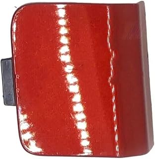 Cubierta de gancho de remolque para parachoques diseñada para una integración perfecta con vehículos BMW serie 6 (rojo)