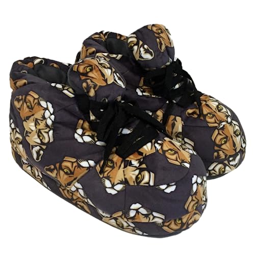 Image of Happy Feet Slippers Standard Sneaker Slippers for Men, Women, and Kids - Women Shoes, Gifts for Women, As Seen on Shark Tank - Classy Oversized House Slippers for Women with Non-Slip Rubber Soles