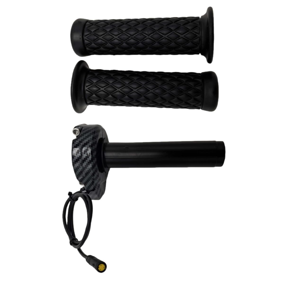 CHAOZHU Surron Style 12V-90V Universal Voltage Full Bar Twist Throttle with BF 8FUN Waterproof Plug, SM Adapter Cable (For BF Mid Drive Motor)