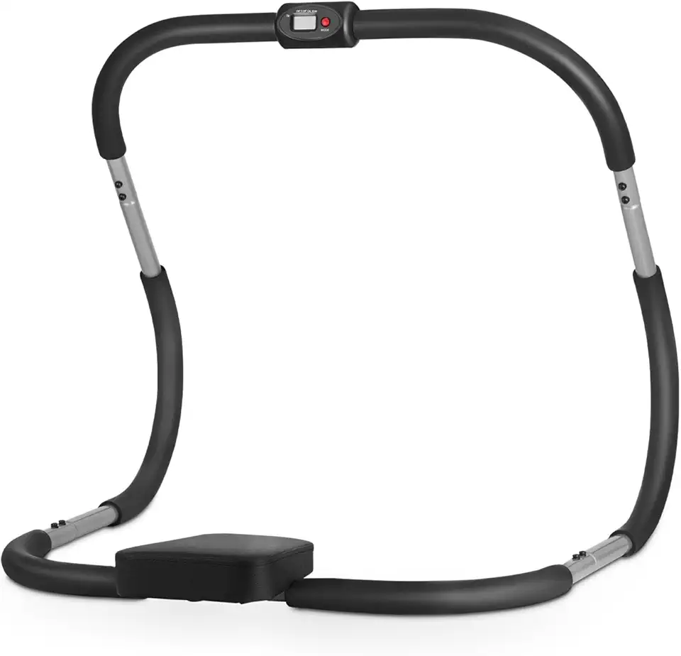 Aparelho Abdominal Contador Fitness Treino Funcional Academia Em Casa Exercícios Abdominais Equipamento de Ginástica Perder Barriga Residencial Cor Preto