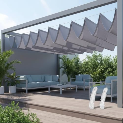 Pare-soleil rétractable voile imperméable haut de gamme pour terrasse