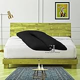 Funda de almohada ortopédica con forma de U de 2,8 m de EXQUIZIT HOME Present de forro polar con diseño de oso de peluche para embarazo, maternidad, lactancia, muy suave, cálida y acogedora, 100% poliéster, funda de almohada de 75 cm x 135 cm aproximadamente.