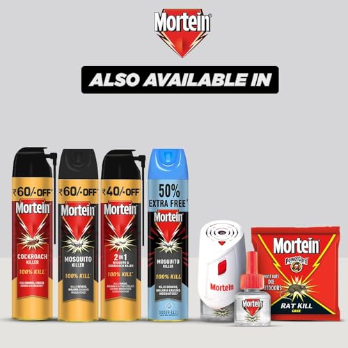 Image of Mortein Insta5 Mosquito Repellent Liquid Refill - 45ml x 6 (Buy 4 Get 2 Free) & Mortein Flying Insect Killer-Mosquito & Fly Killer Spray, 625 ml| 100% Protection against Dengue Mosquitoes