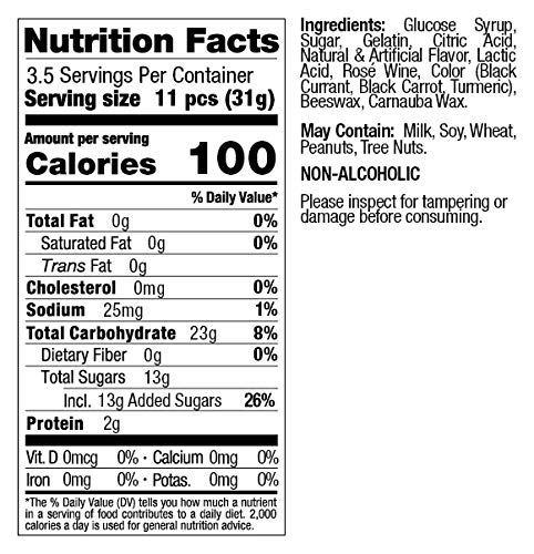 Miniatura 4 de Sugarfina Rose All Day Bears - Cubo de caramelo pequeño, 3.8 onzas, 6 unidades