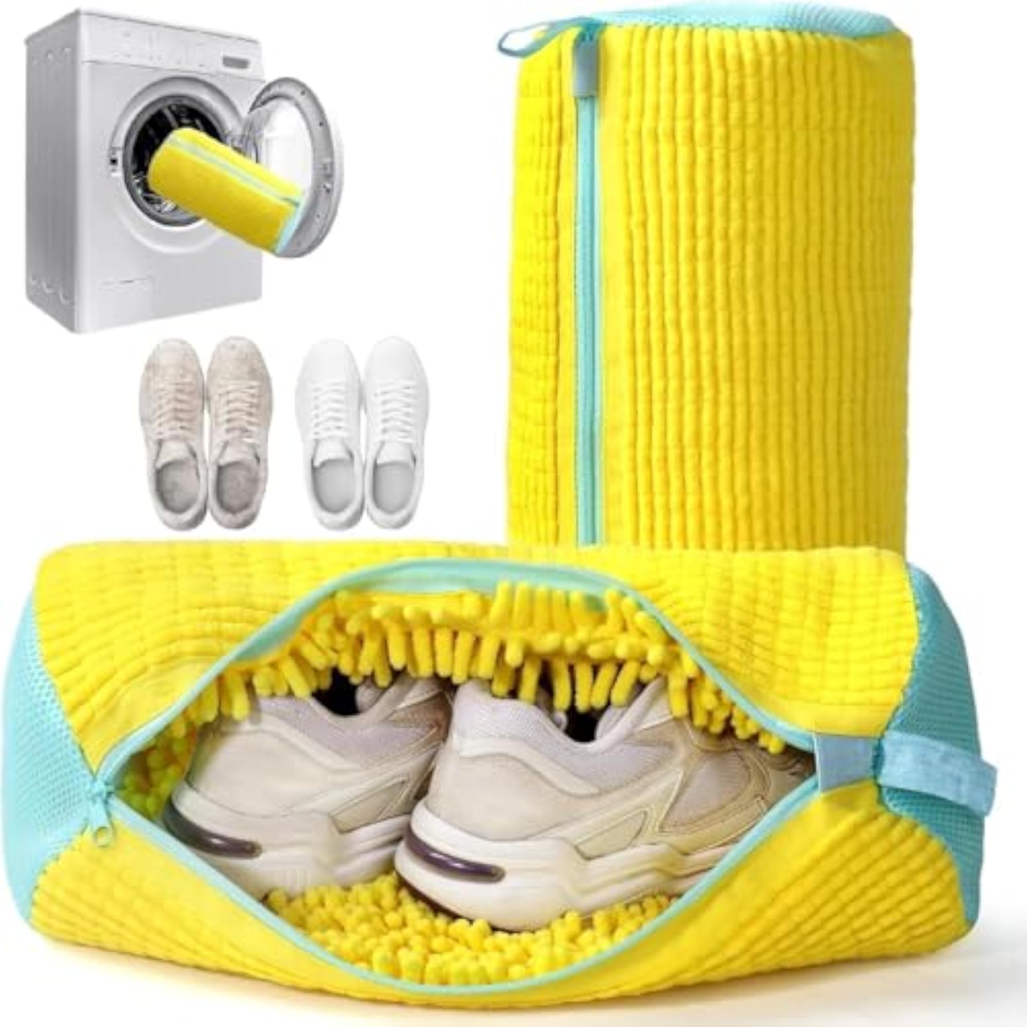 Shoe Washing Machine Bag, Reusable Cleaning Bag for Sneakers