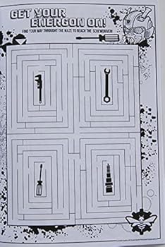 Office Product Bendon Publishing International Transformers Bumblebee Coloring and Activity Book with Crayons and Stickers Book