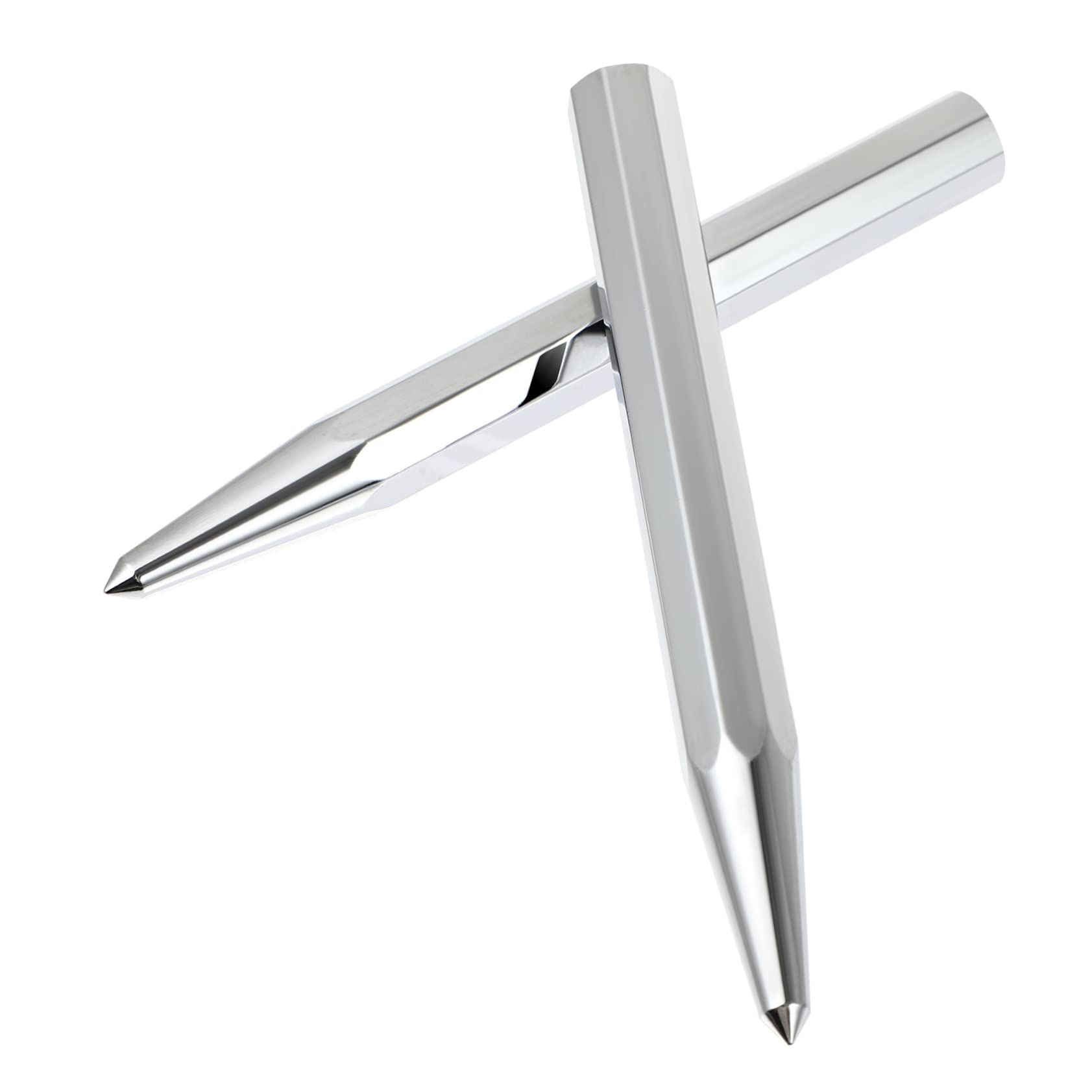 IWOWHERO 2pcs Non-slip Center Punch High-carbon Steel Center Pin Punch for Drilling Positioning