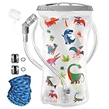 CHERAINTI Hydration Bladder, 1.5 Liter Kids Water Bladder for Hiking Backpack, BPA-Free Water Reservoir Bag Pouch, Leak Proof Hydration Pack Replacement for Outdoor Running Camping Cycling Skiing