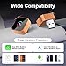 Wireless Carplay Adapter for iPhone,Wired CarPlay to Wireless,Android Auto 2in1 Mini USB Design with Fast Stable Connection Car Play for Apple iOS 10+, Android 11+ Version