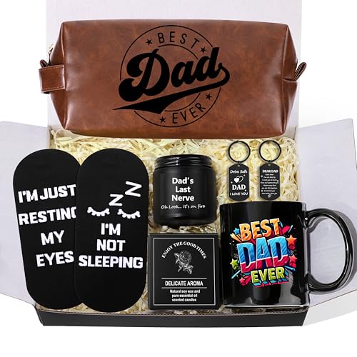 Gift for Dad Father Best Dad Ever Gift Set Funny Ideas Gifts for Birthday