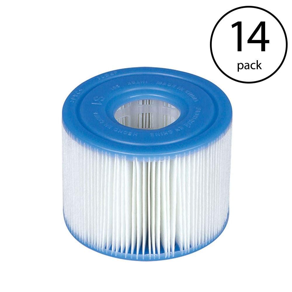 Intex PureSpa - Cartucce di ricambio per filtro piscina tipo S1 Easy Set (14 filtri)