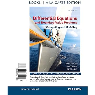 Differential Equations and Boundary Value Problems