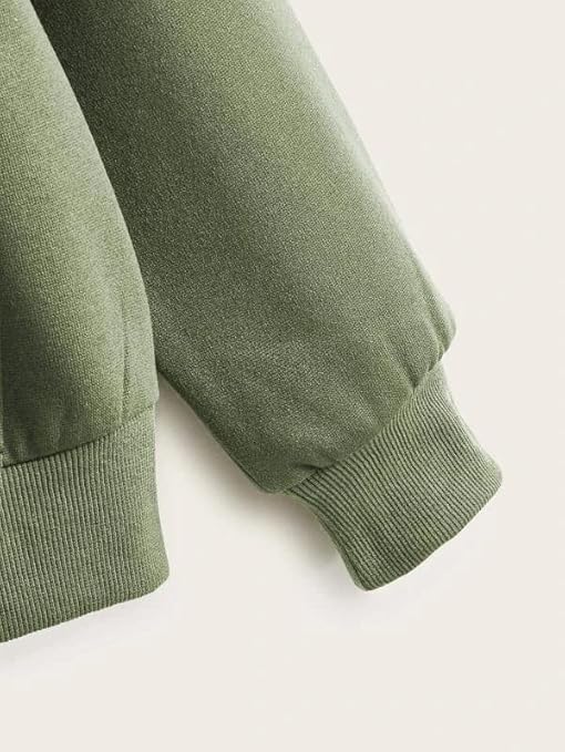 Image of Casual Solid Full Sleeves Stylish Winter Hooded Neck Fleece Zipper Hoodie for Women