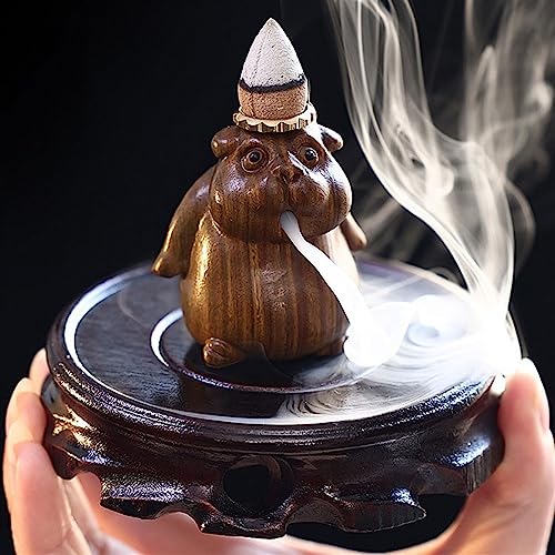 Porte-encens à reflux animal or pour décoration de bureau - 5