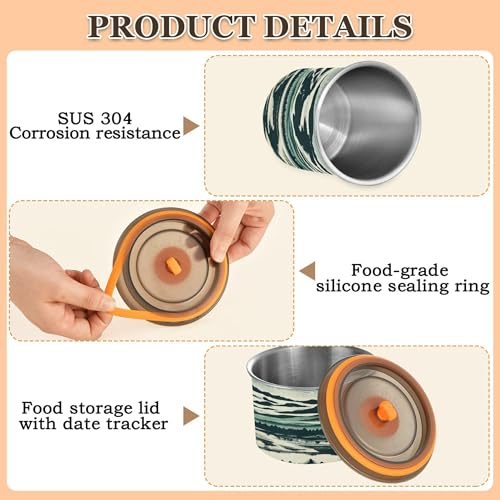 Envase hermético de acero inoxidable para café 500 ml miniatura 5