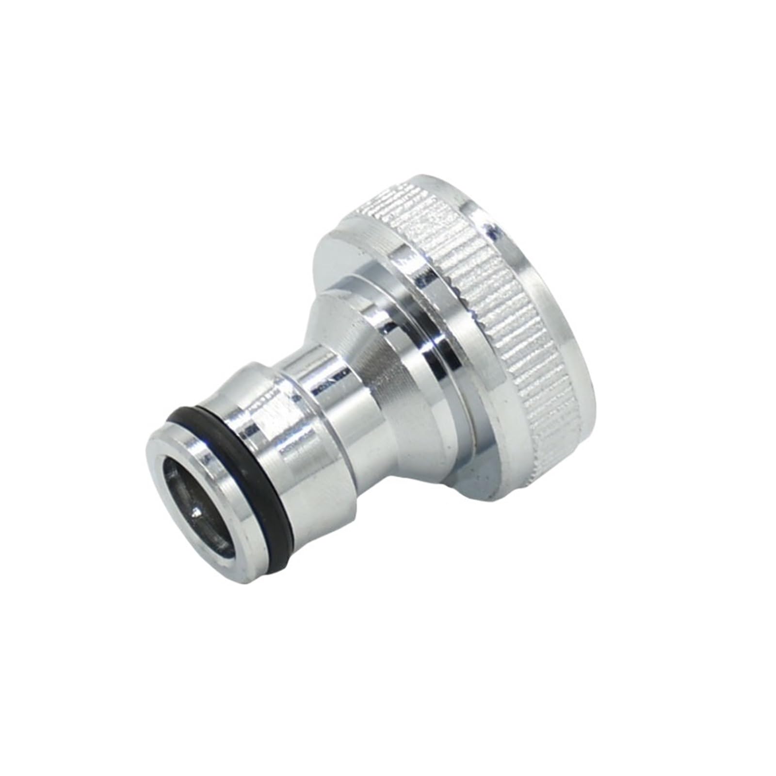 Hwww Women's 3I4 Silver 1/2" 3/4" Quick Connector Nipple Brass Tap Fitting Garden Tap Copper Adapter 1Pcs