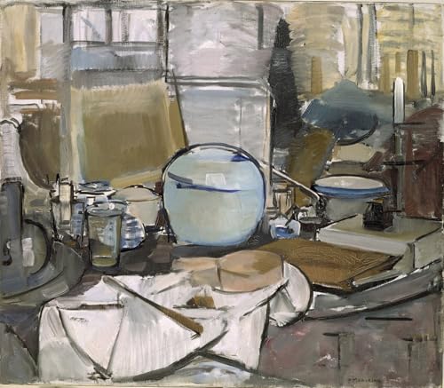 Affiche Piet Mondrian Nature morte au pot de gingembre impression toile décoration murale 60x90cm